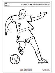 Futbol boyama sayfaları